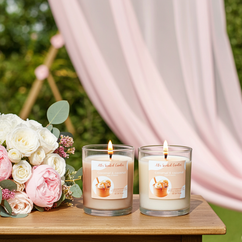 Caramel & Coconut Ice Cream Scented Candles
