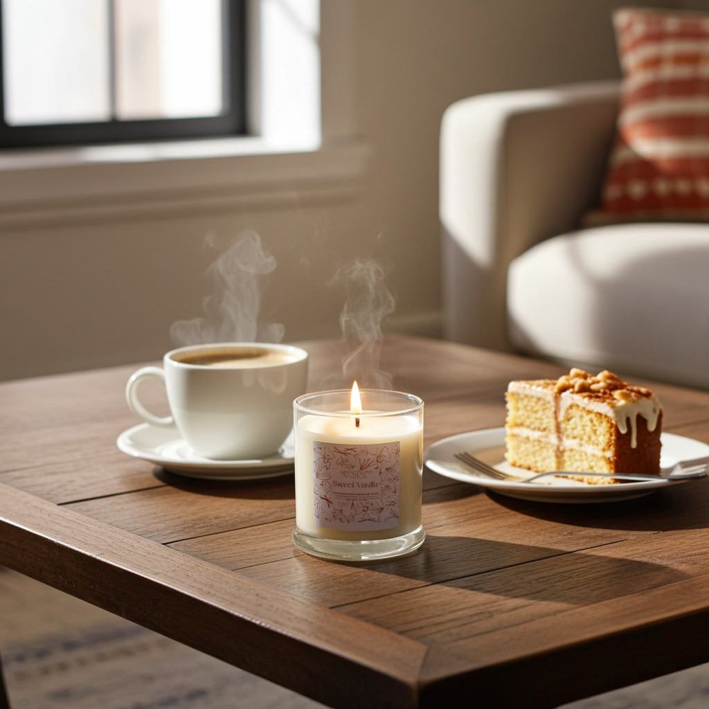 Sweet Vanilla Scented Candles
