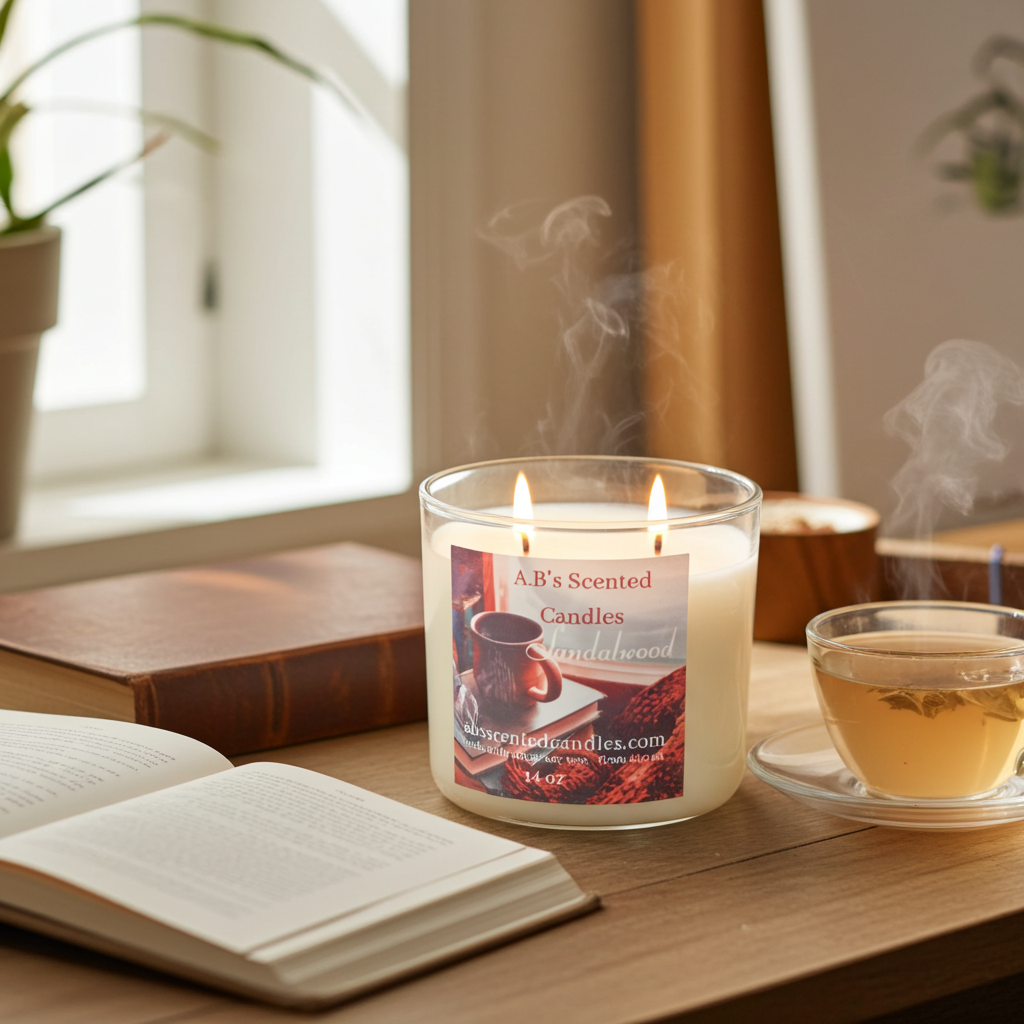 Sandalwood  Scented Candles