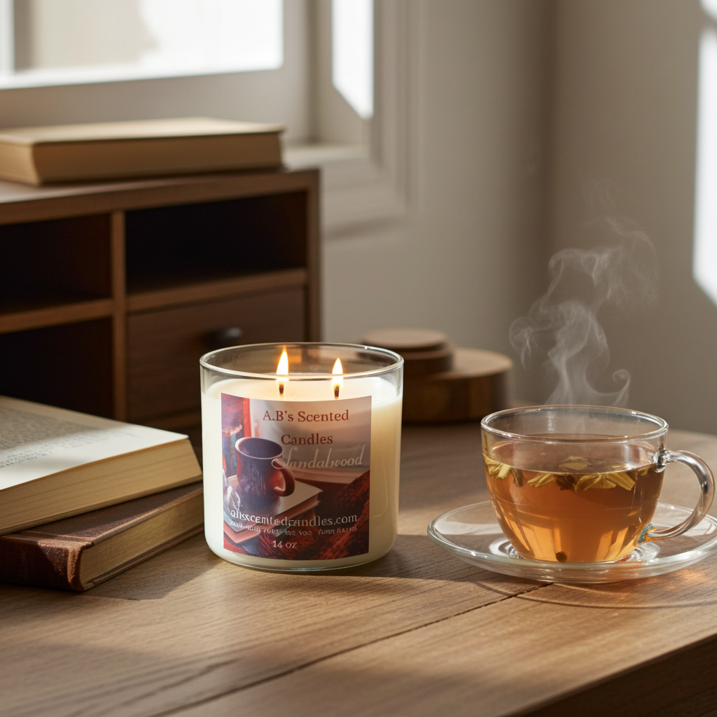 Sandalwood  Scented Candles