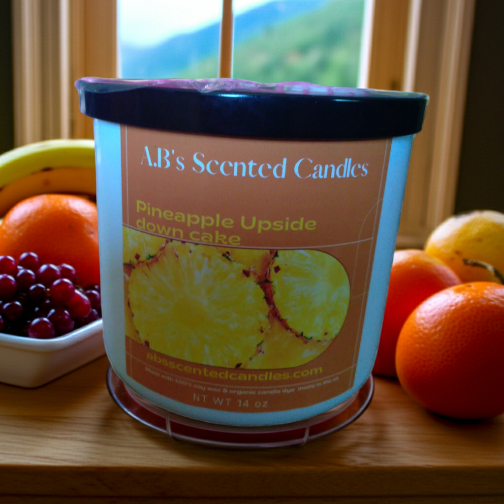 Pineapple Upside down cake candle