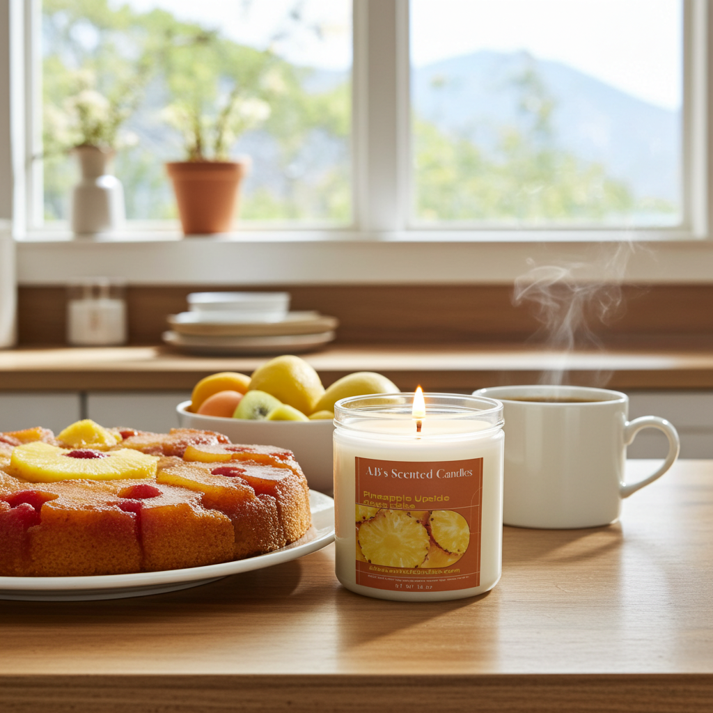 Pineapple Upside down cake candle