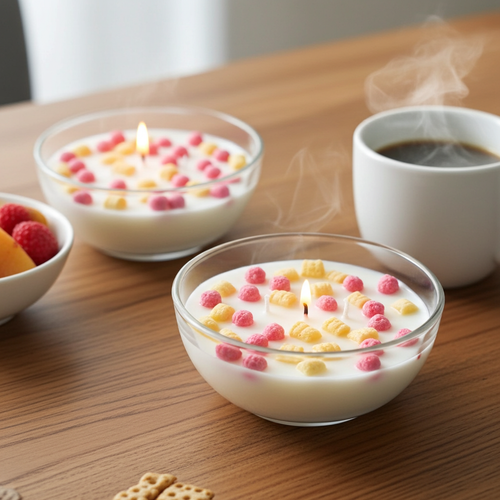 Captain Crunch Berries cereal bowl candles
