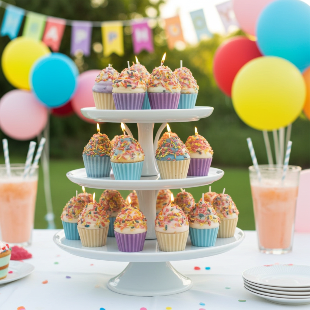 Cupcake Scented Candles