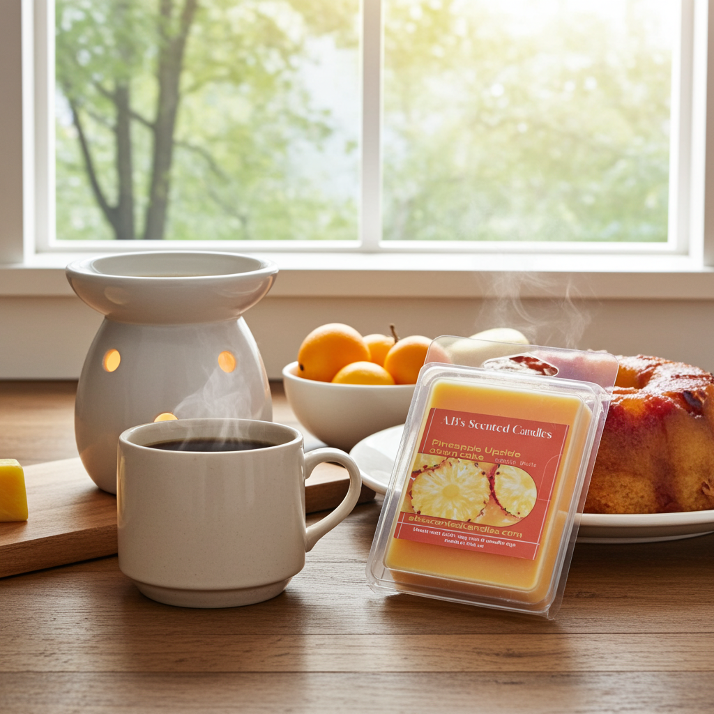 Pineapple upside down cake candle melts