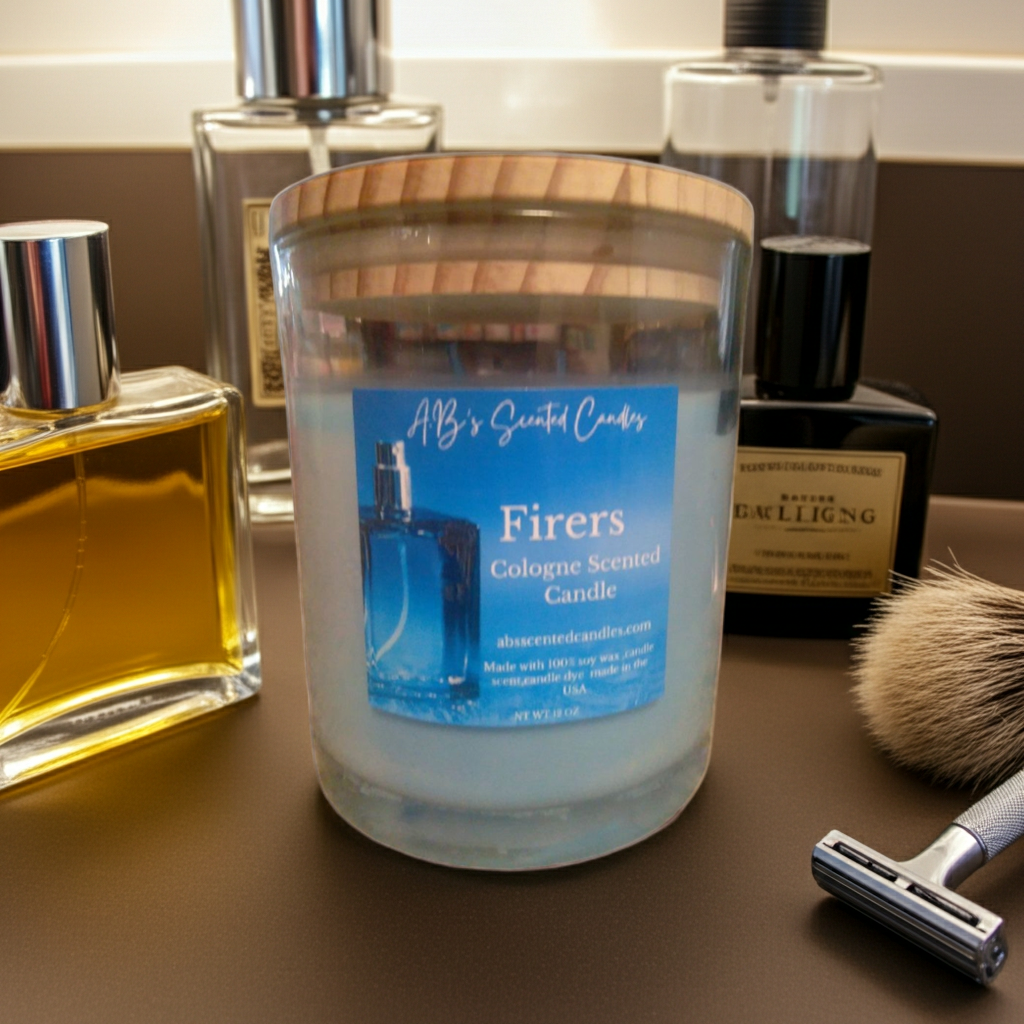 Firers Cologne  Candle