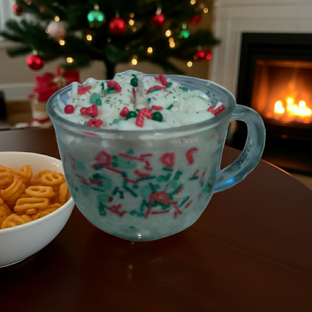Holiday Lat-tee Christmas candles