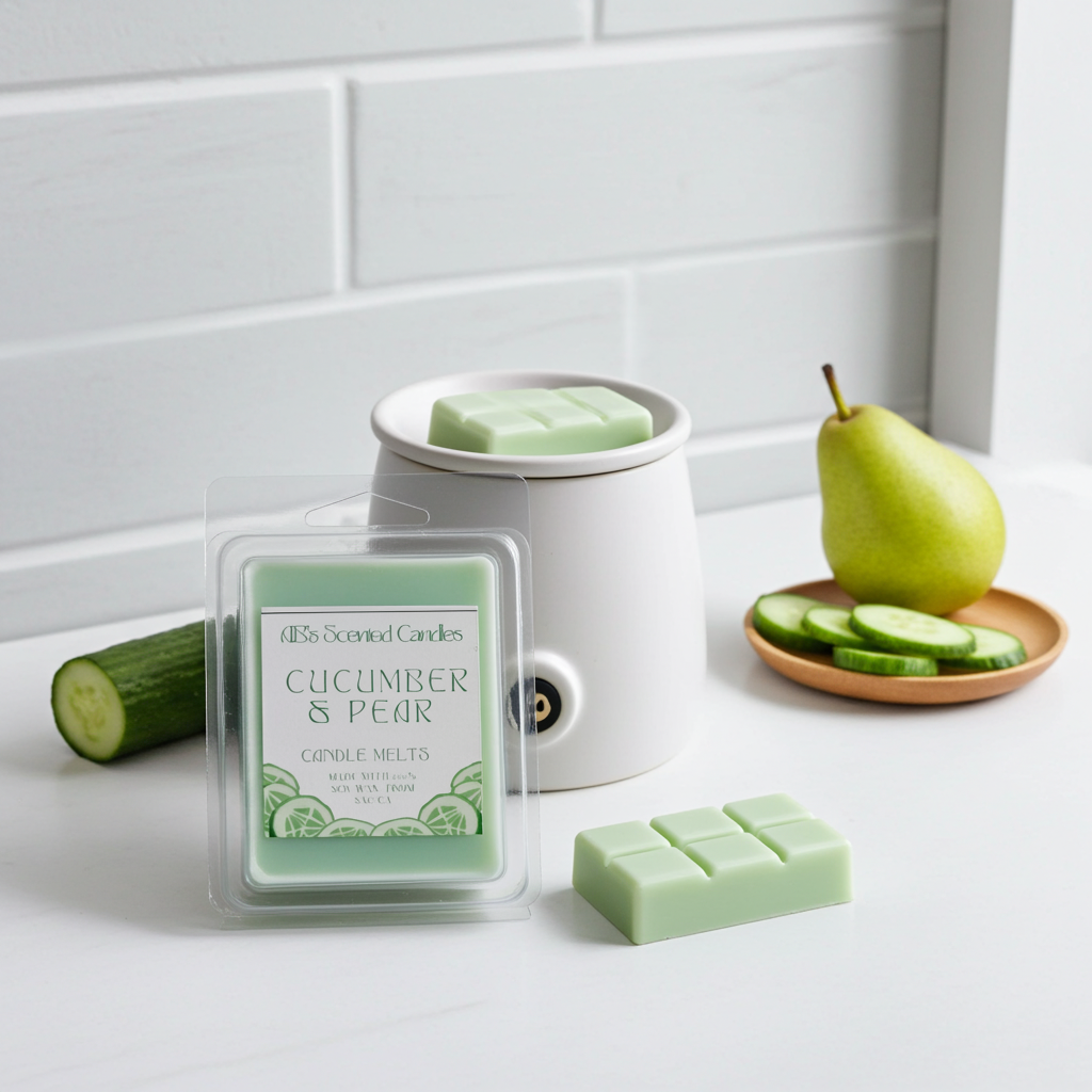 Cucumber & Pear wax melts