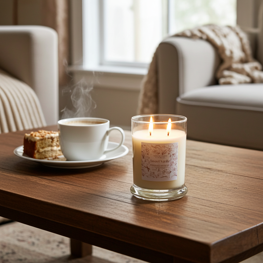 Sweet Vanilla Scented Candles