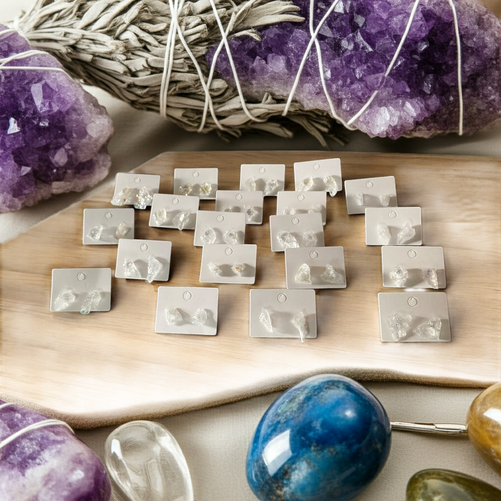 Clear Quartz Earrings-Healing Properties