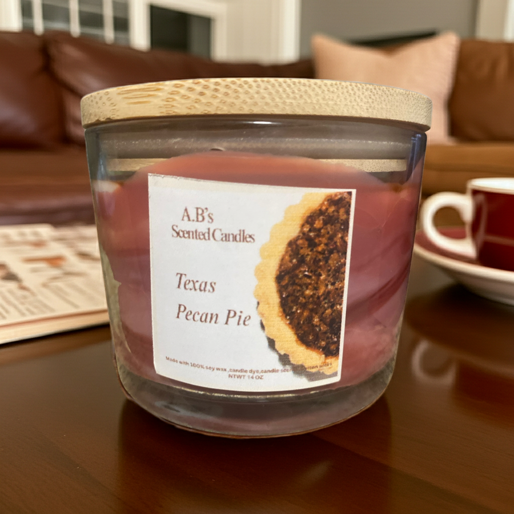 Texas pecan pie Candle