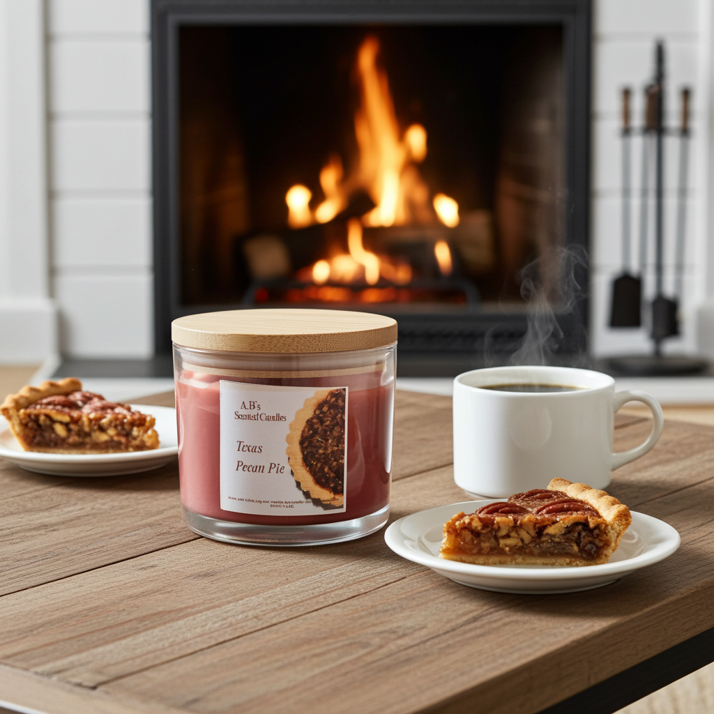 Texas pecan pie Candle