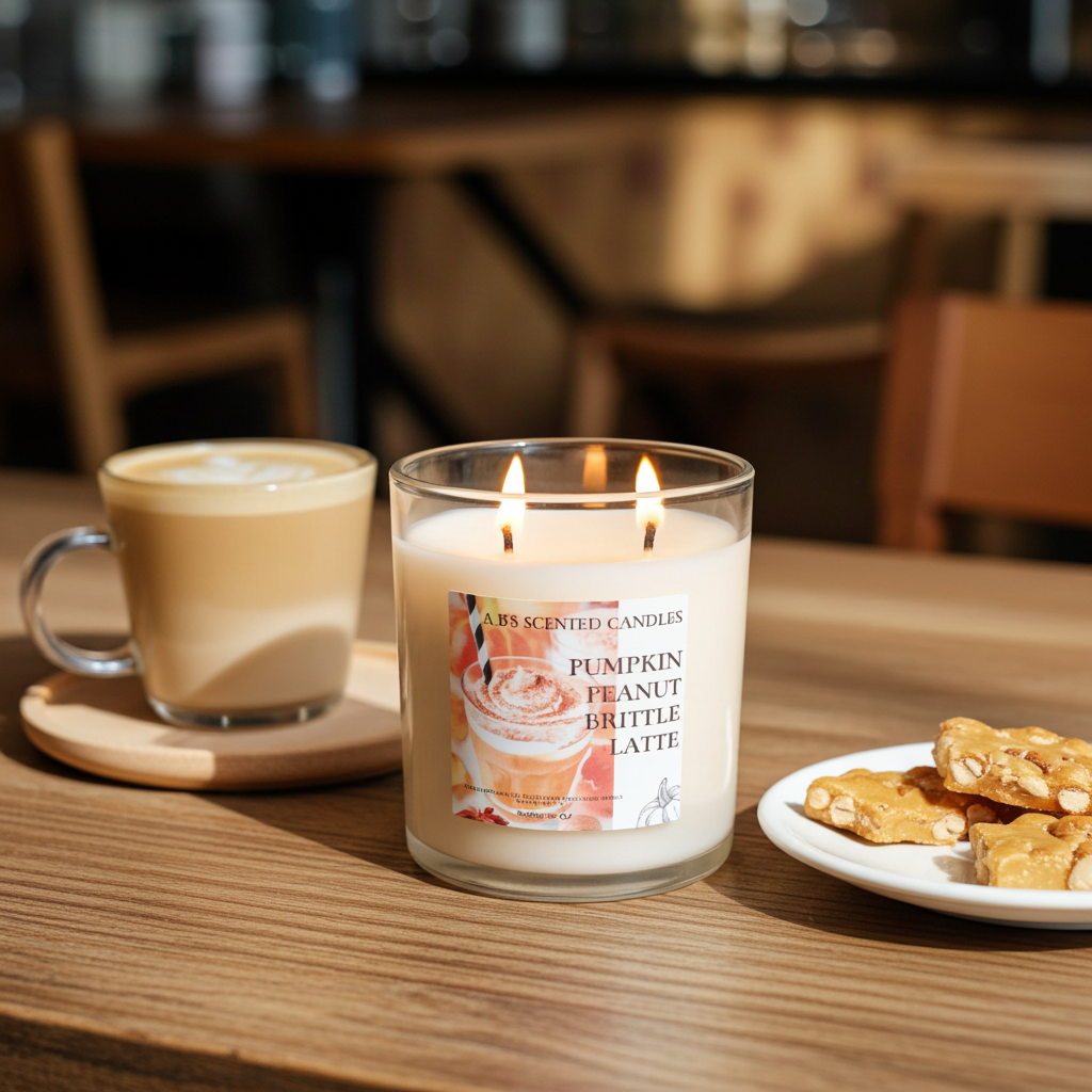 Pumpkin Peanut Brittle Lattee Scented Candles