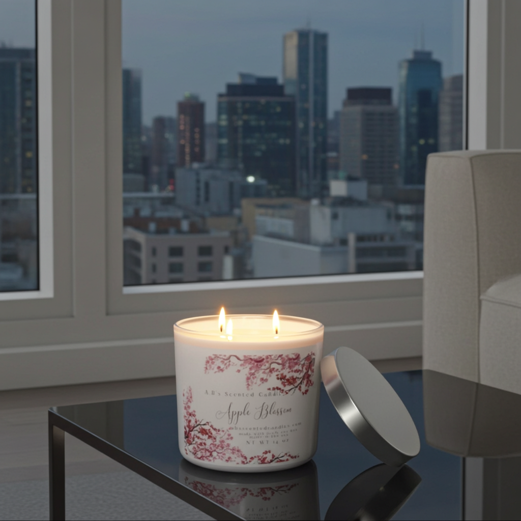 Apple Blossom Scented Candles