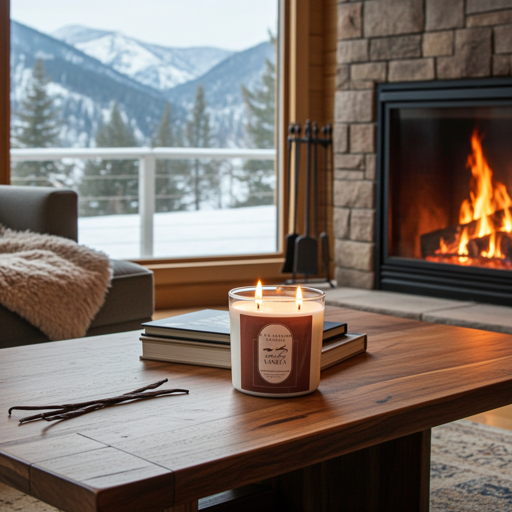 Smoky Vanilla Scented Candles