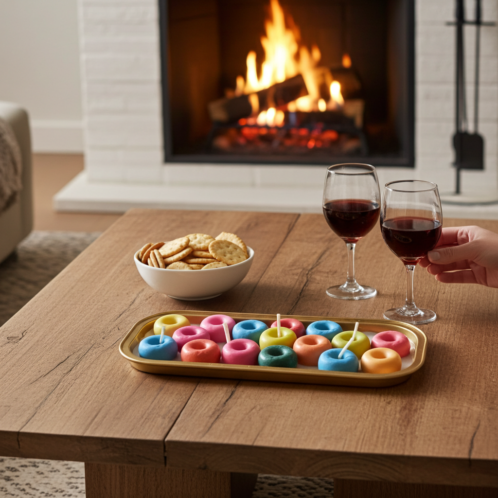 Fruity Loops Dessert Candle