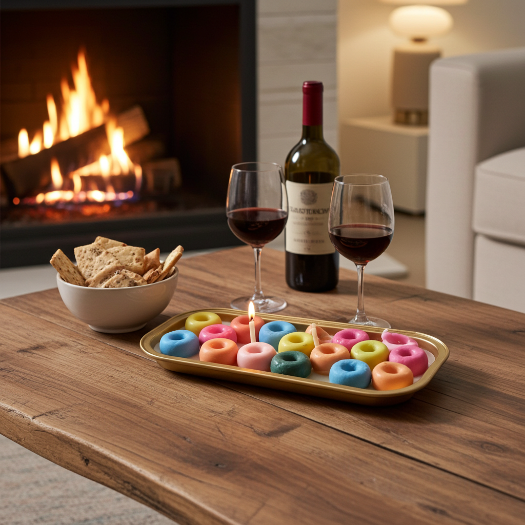 Fruity Loops Dessert Candle
