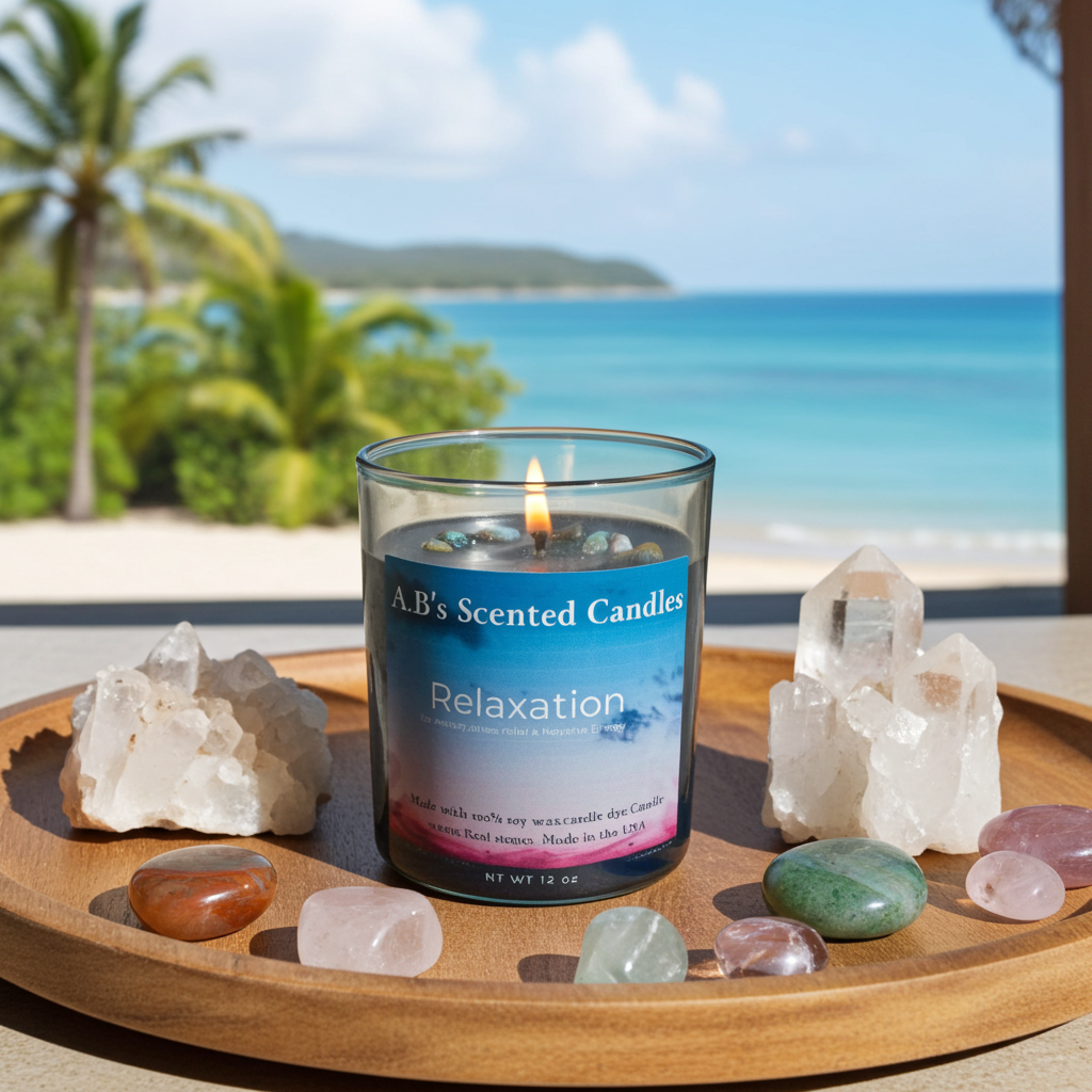 Relaxation Crystal Scent Candles