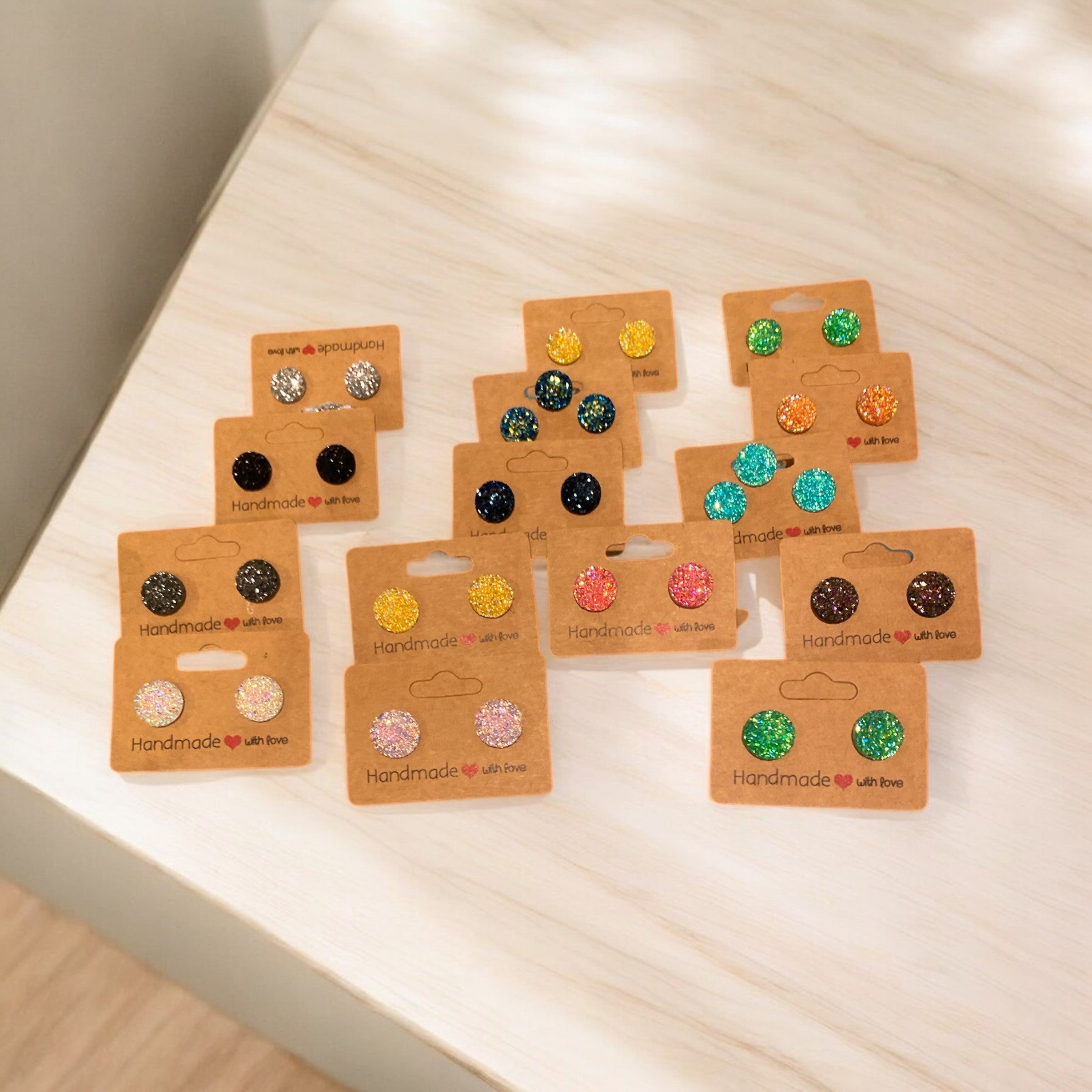 sparkling earrings
