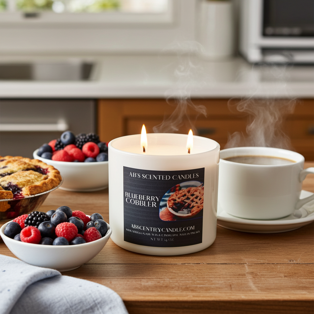 Blueberry Cobbler Scented Candles