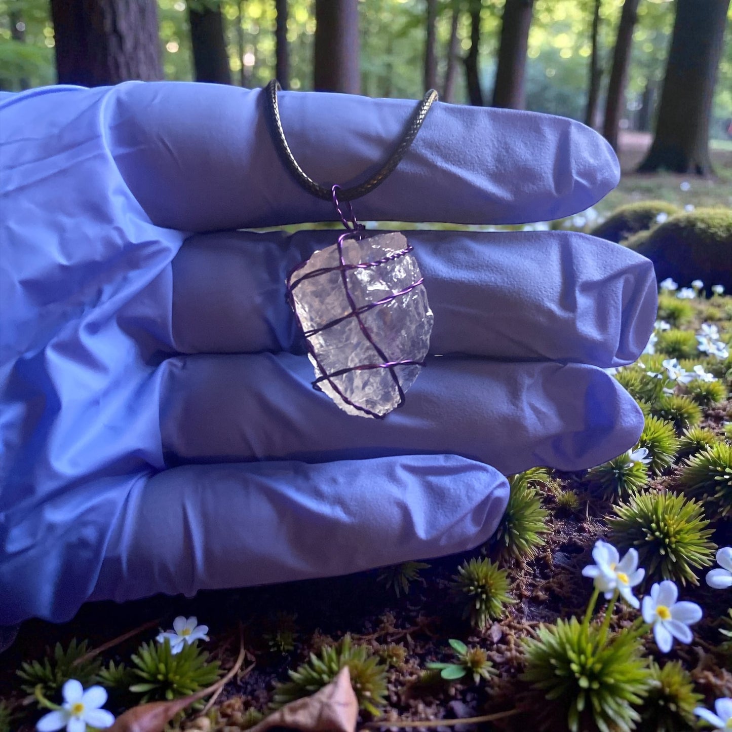 Clear Quartz Necklaces -known for Healing ,balance,manifestation,