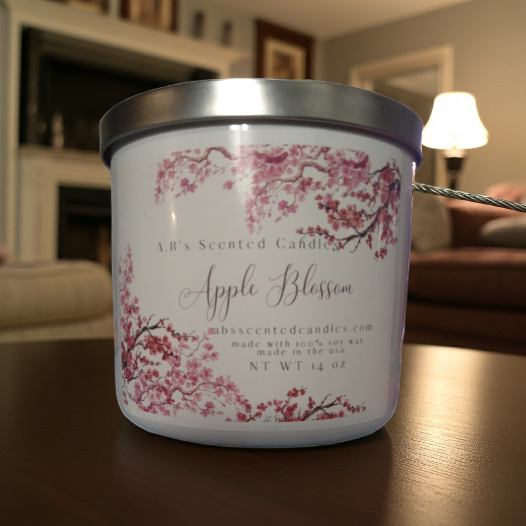 Apple Blossom Scented Candles