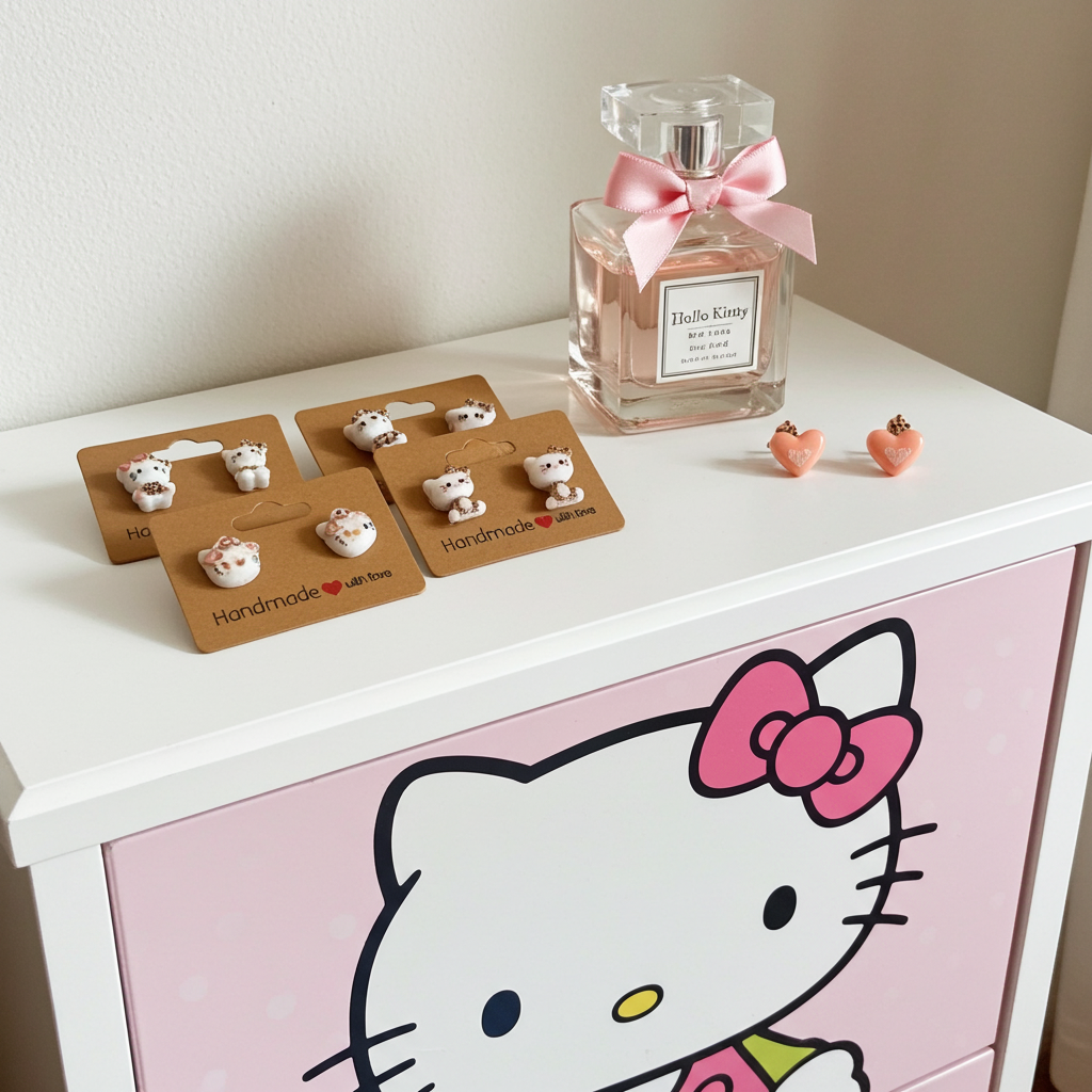 Hello Kitty Leopard print Erring