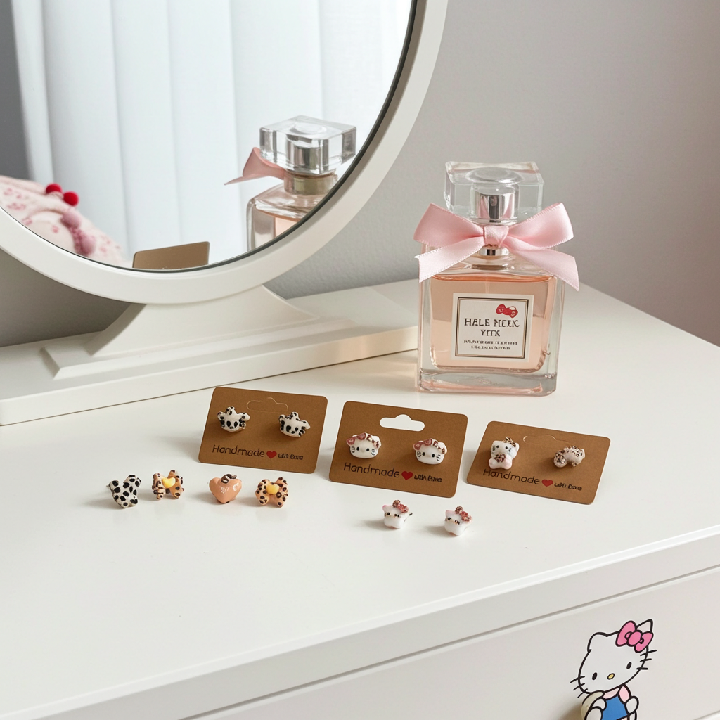 Hello Kitty Leopard print Erring