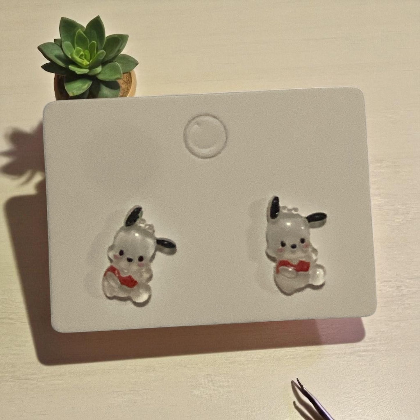 Pochacco cartoon earrings