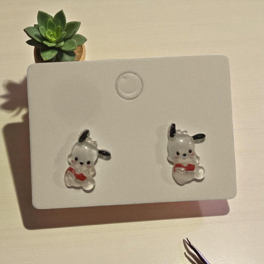 Pochacco cartoon earrings