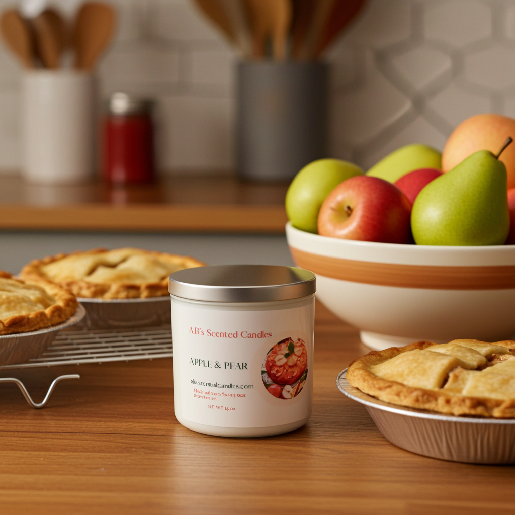 Apple & Pear Scented Candles