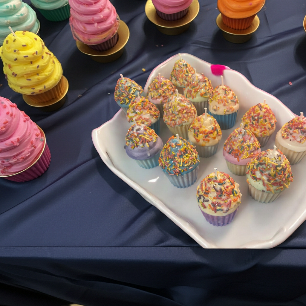 Cupcake Scented Candles