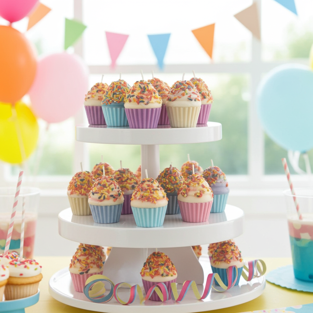 Cupcake Scented Candles