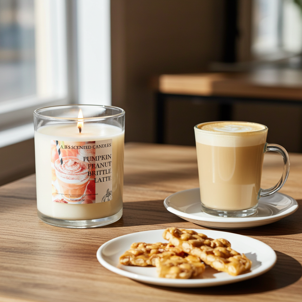 Pumpkin Peanut Brittle Lattee Scented Candles