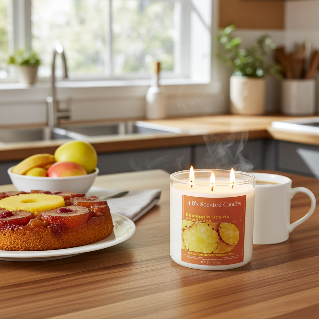 Pineapple Upside down cake candle