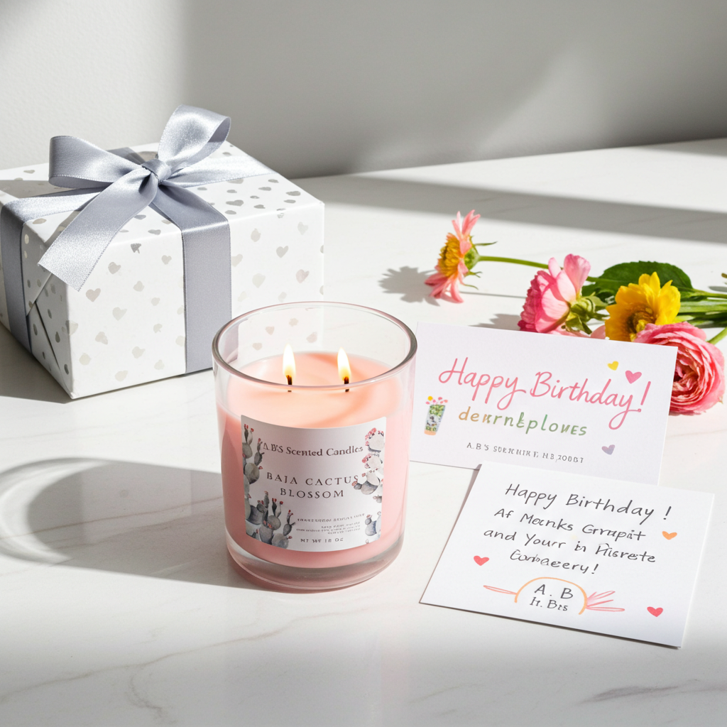 Baja Cactus Blossom Scented Candles 10 oz