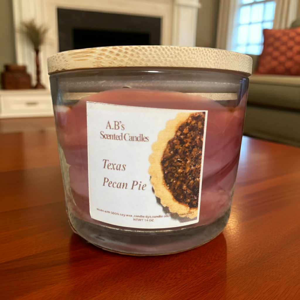 Texas pecan pie Candle