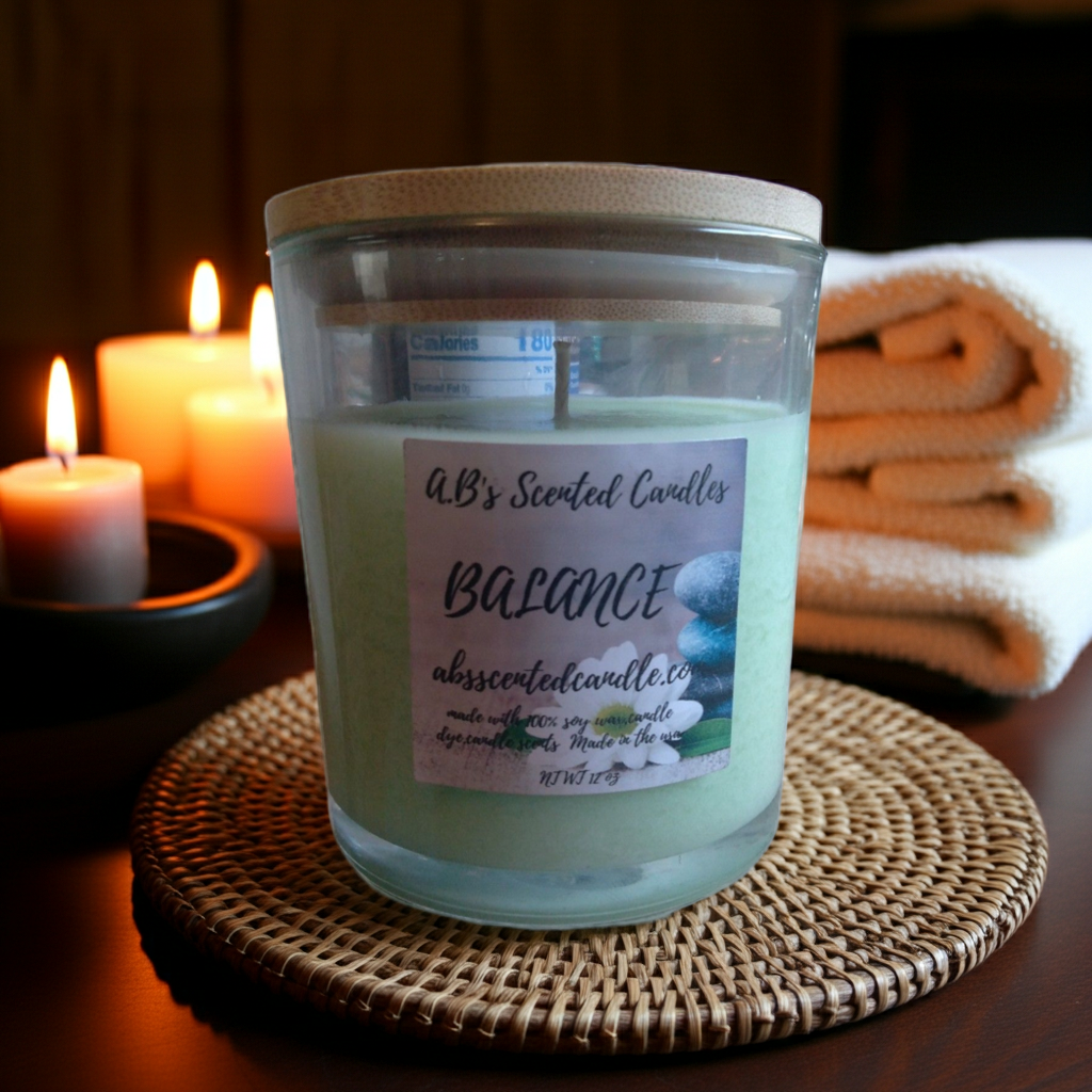 Balance scented candles