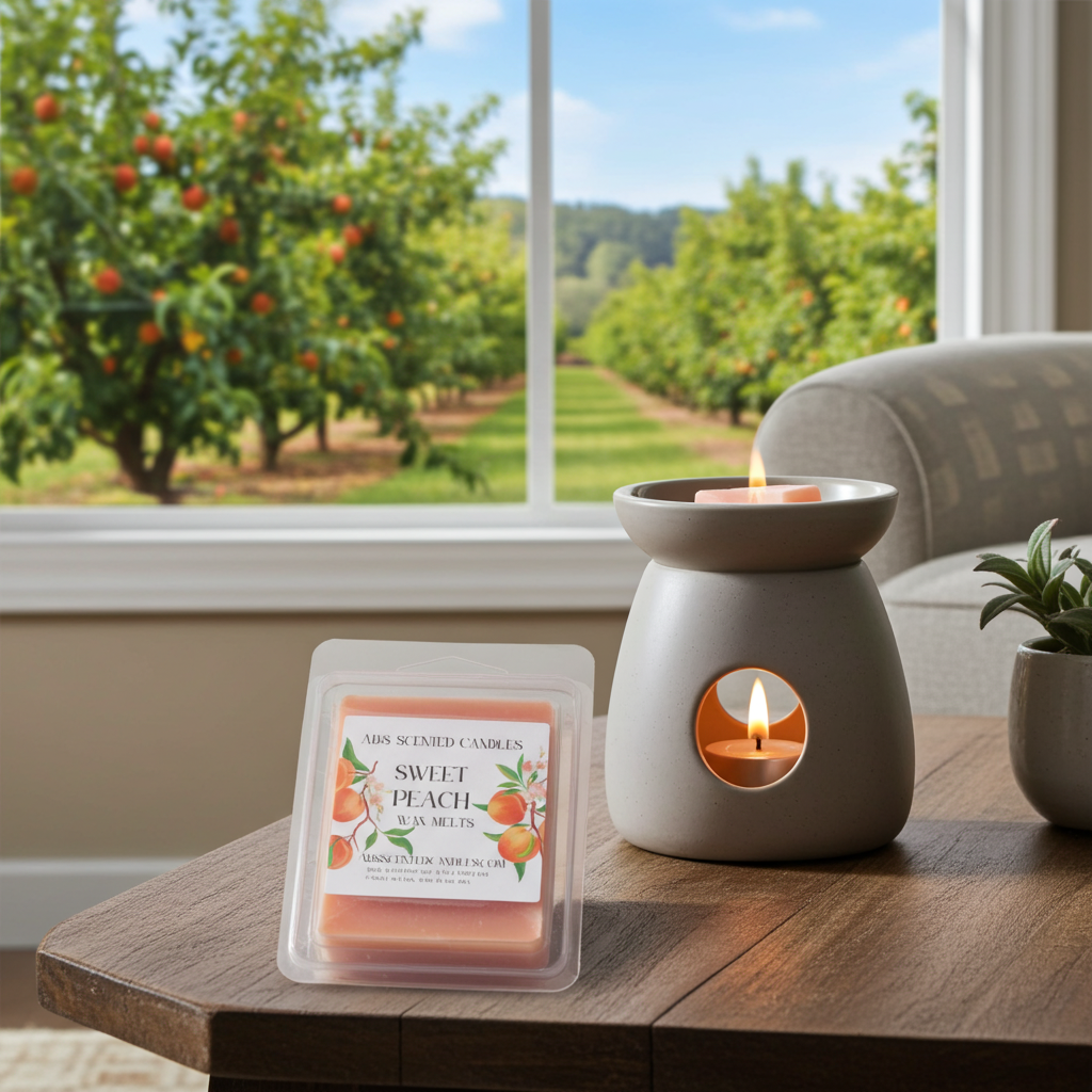 Sweet Peach Scented Wax melts