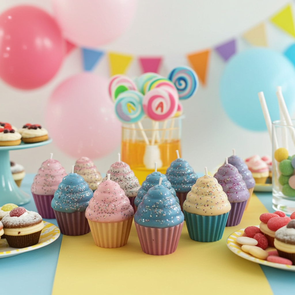 Glitter Cupcake Scented candle