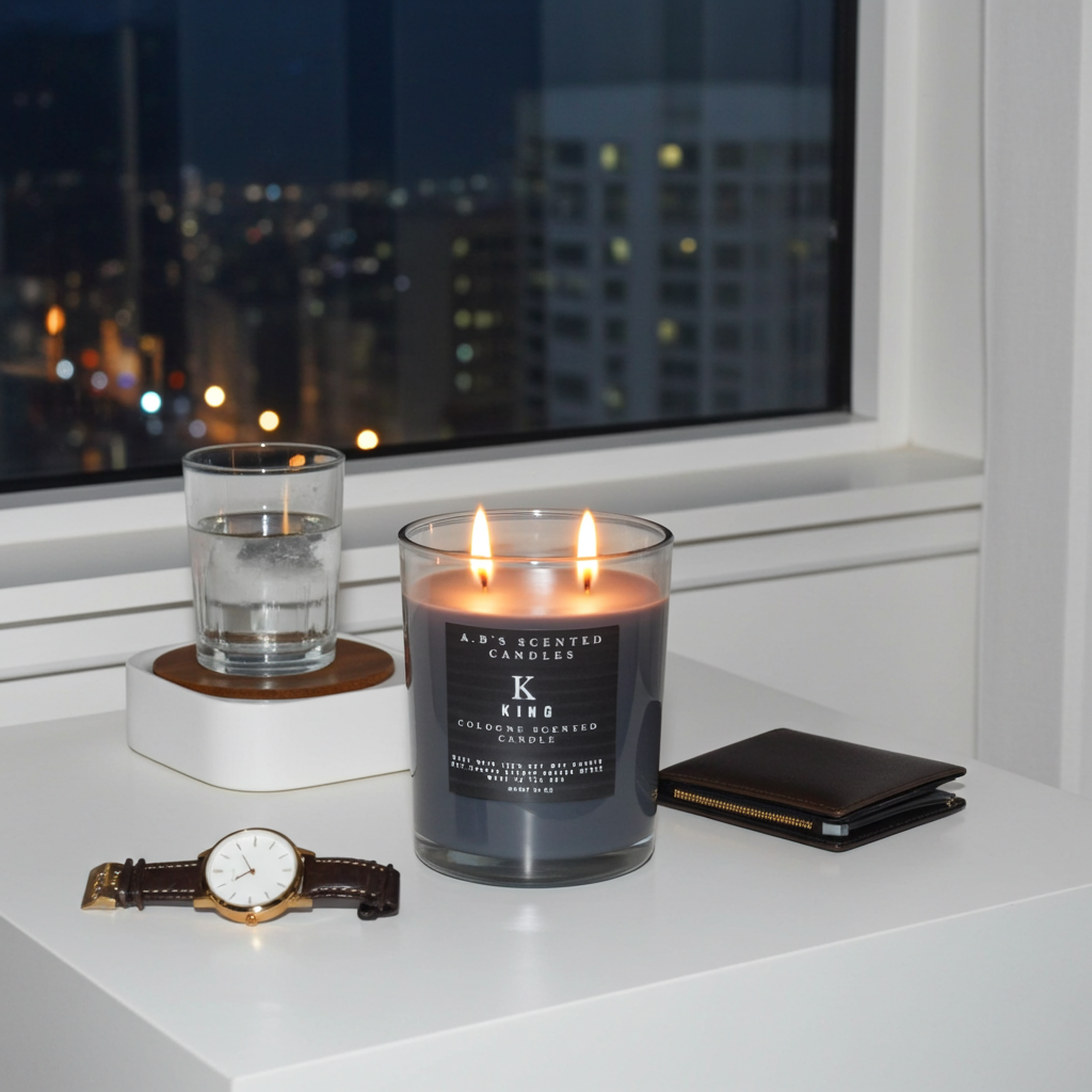 King Cologne Scented Candle