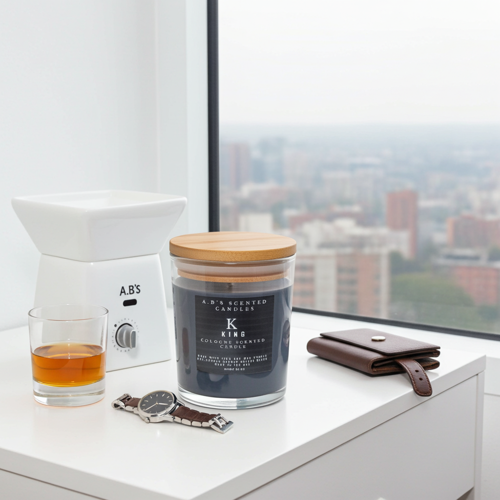 King Cologne Scented Candle