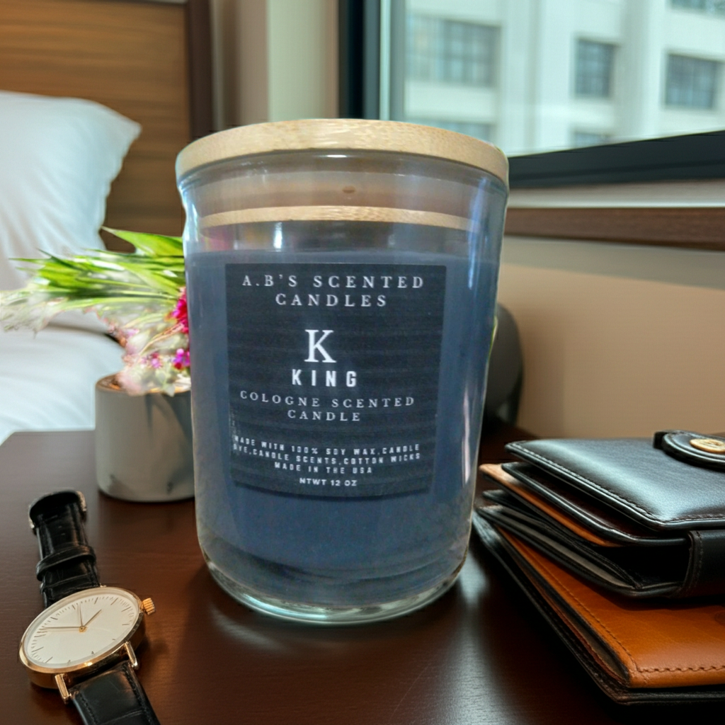 King Cologne Scented Candle