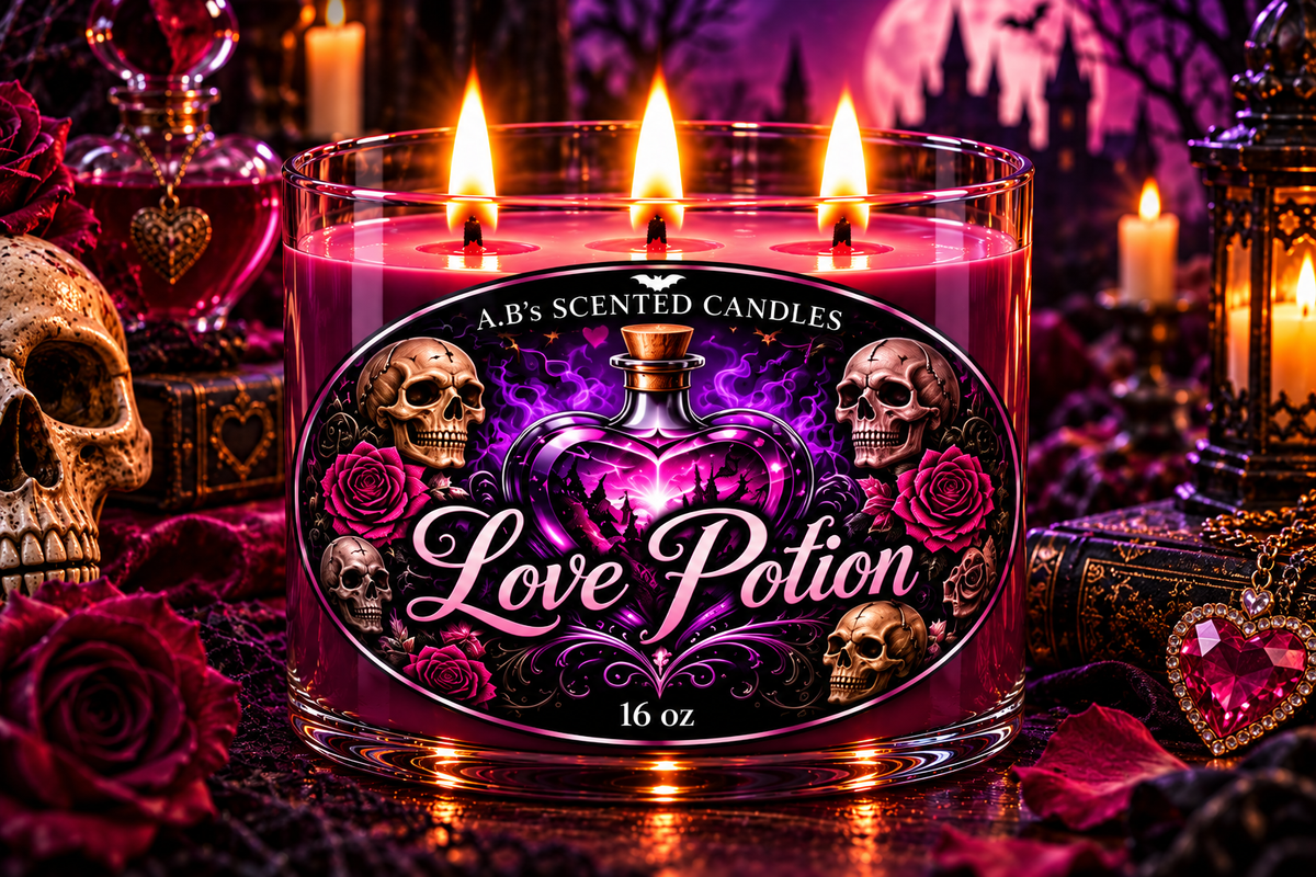 Love Potion Scented Candles - pick your scent