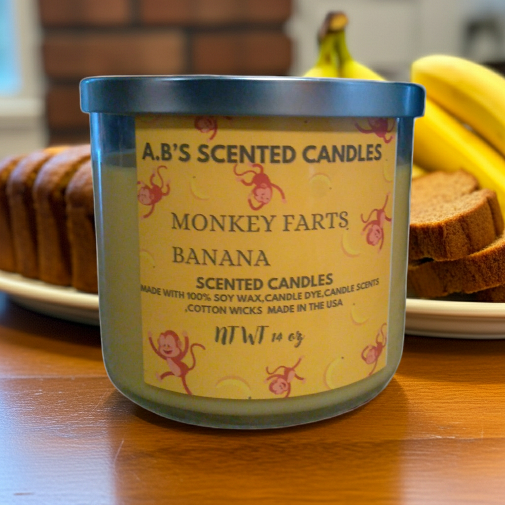 Monkey Fart Scented Candle