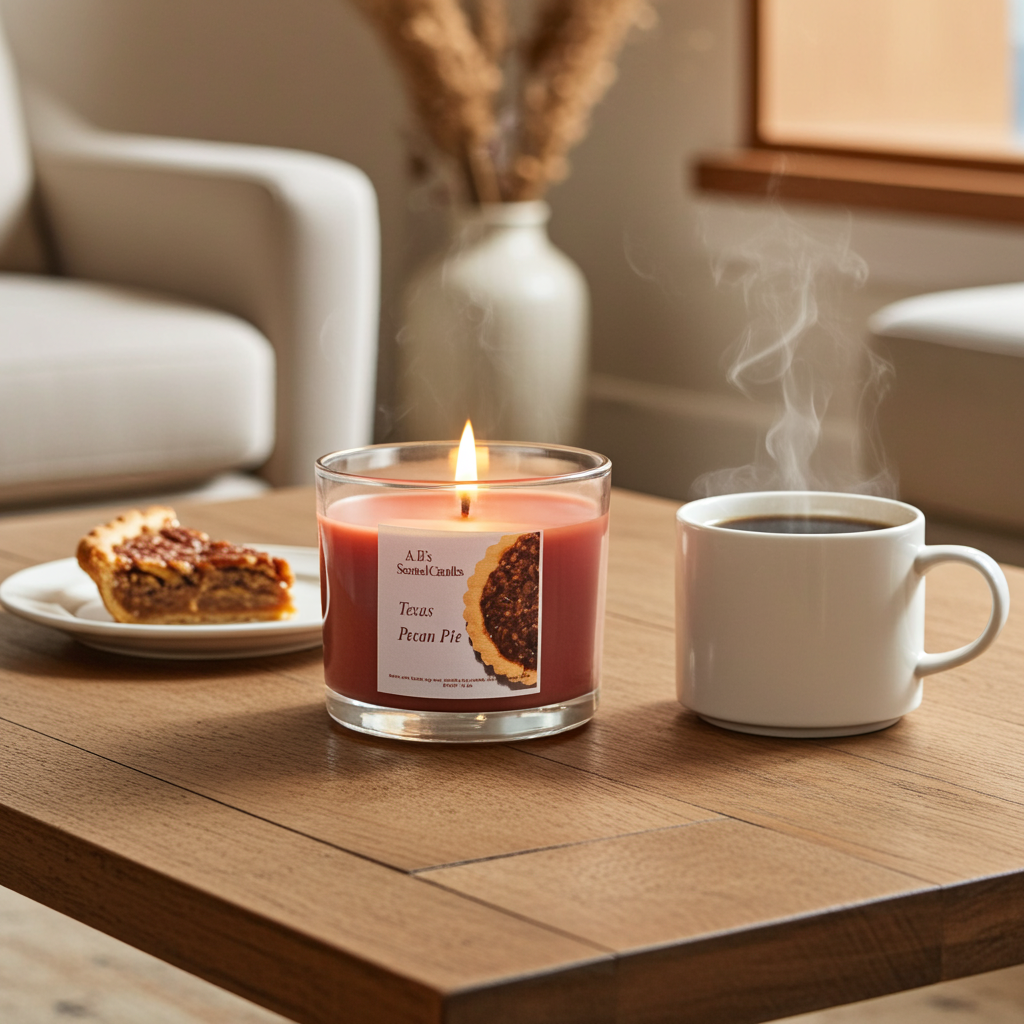 Texas pecan pie Candle