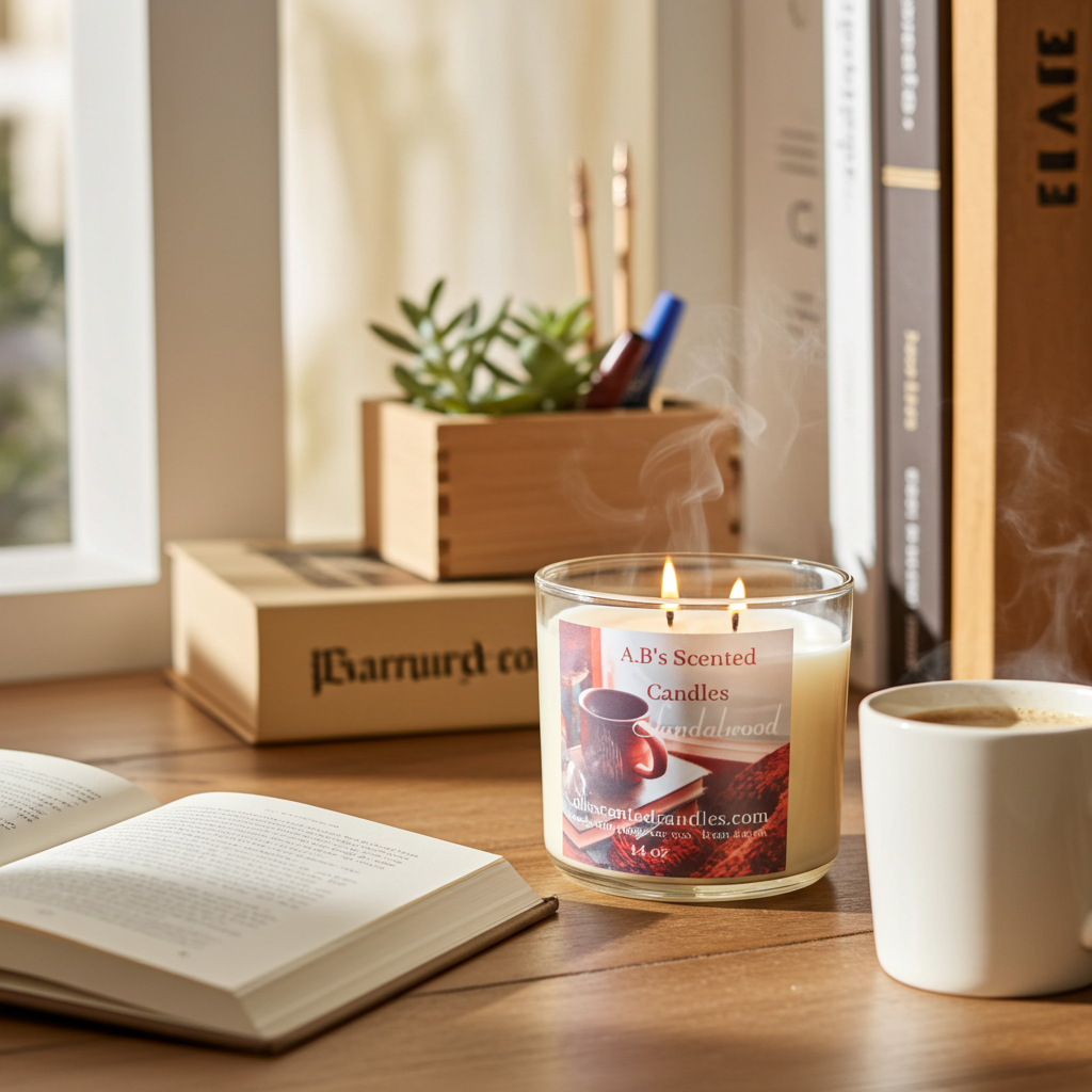 Sandalwood  Scented Candles