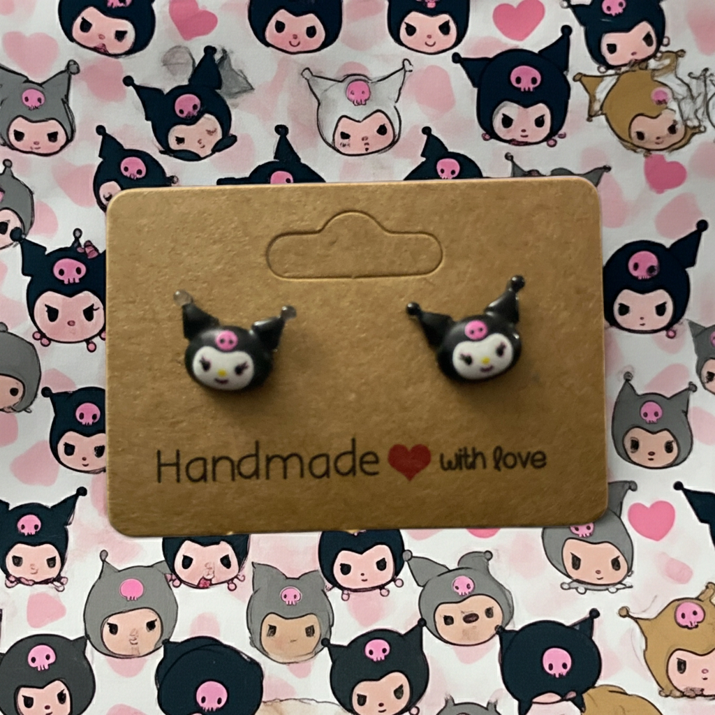 Kuromi Cartoon  Earring