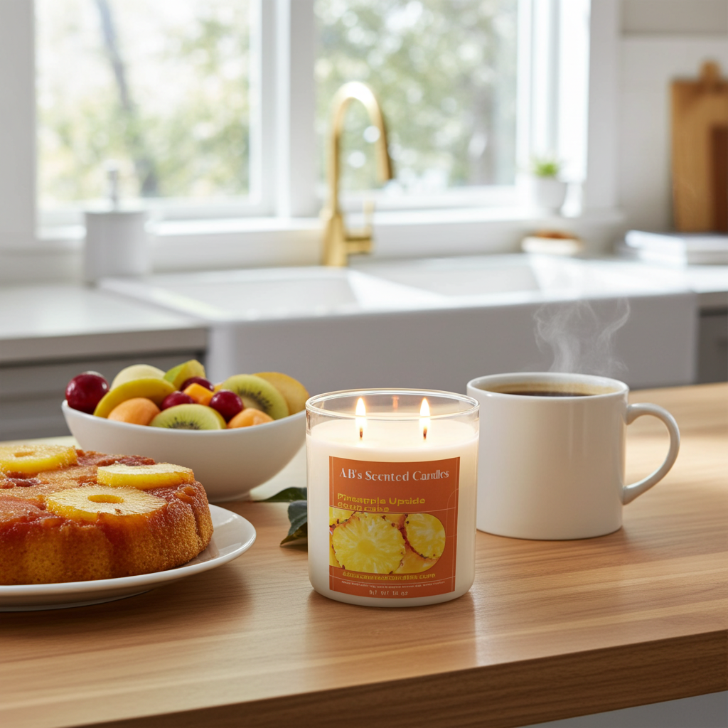 Pineapple Upside down cake candle