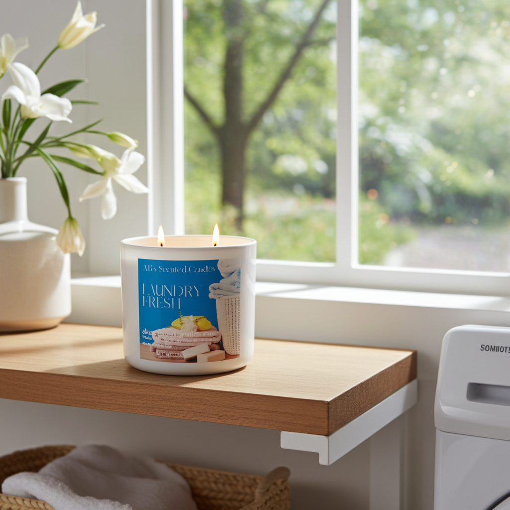 Laundry Fresh Scented Candles